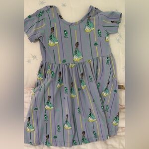 Hanna Andersson Princess and Frog Print Dress with Pockets